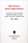 MES ENLLA PRECEPTES | 9788429759594 | FOIX, J.V. | Llibreria L'Illa - Llibreria Online de Mollet - Comprar llibres online