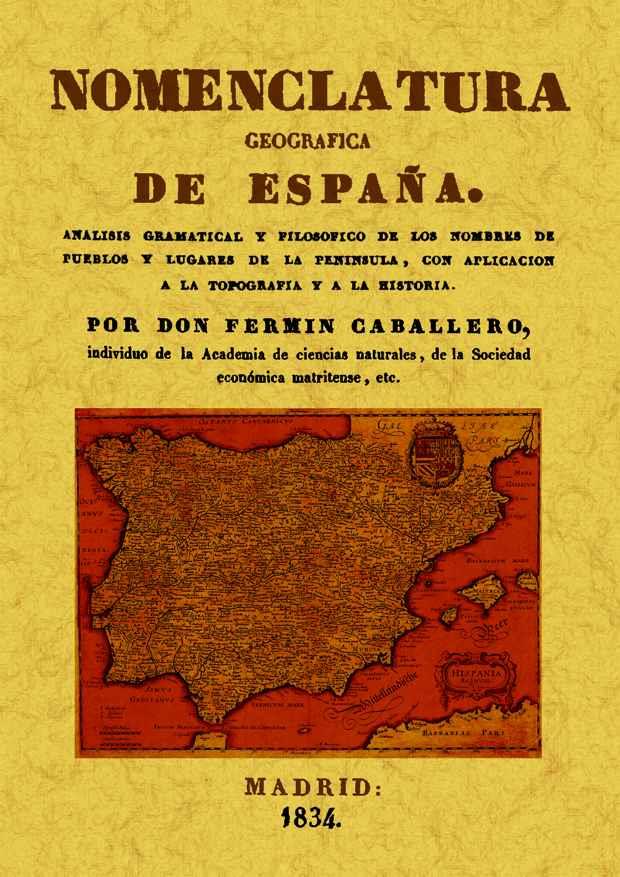 NOMENCLATURA GEOGRAFICA DE ESPAÑA | 9788497616980 | CABALLERO, FERMÍN