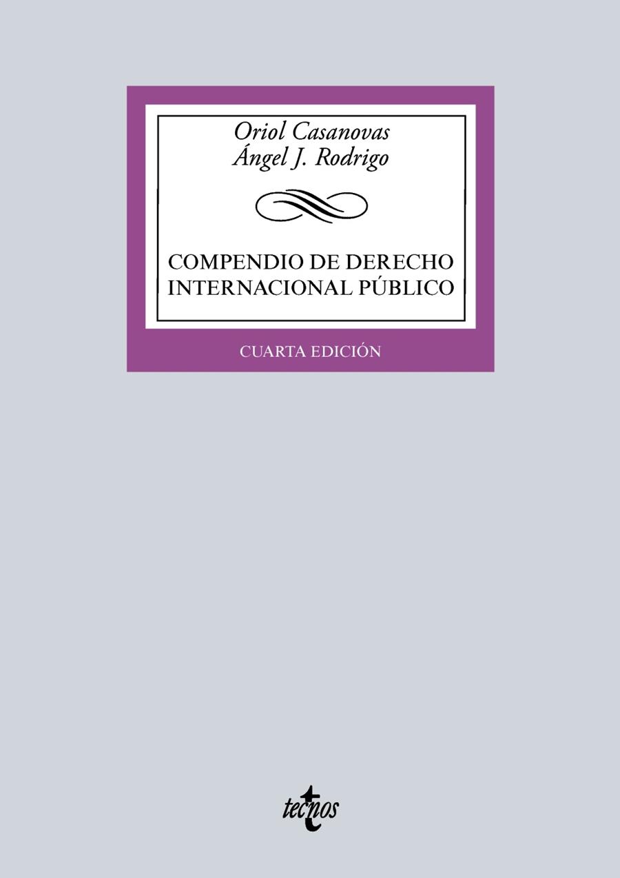 COMPENDIO DE DERECHO INTERNACIONAL PÚBLICO | 9788430966509 | CASANOVAS, ORIOL/RODRIGO, ÁNGEL J. | Llibreria L'Illa - Llibreria Online de Mollet - Comprar llibres online