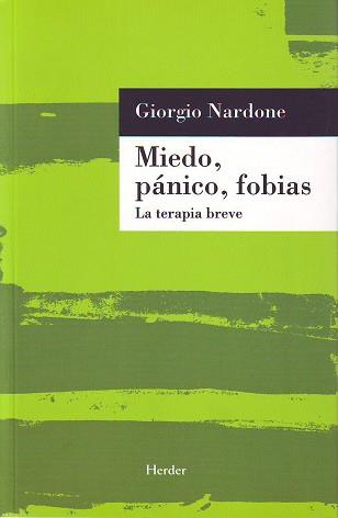 MIEDO, PANICO, FOBIAS | 9788425420078 | NARDONE, G.