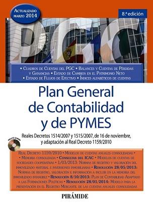 PLAN GENERAL DE CONTABILIDAD Y DE PYMES | 9788436831924 | EDICIONES PIRÁMIDE