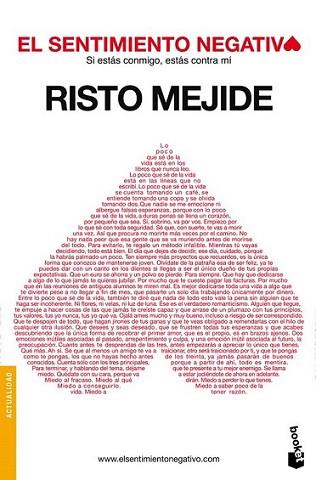 SENTIMIENTO NEGATIVO, EL | 9788467036350 | MEJIDE, RISTO | Llibreria L'Illa - Llibreria Online de Mollet - Comprar llibres online