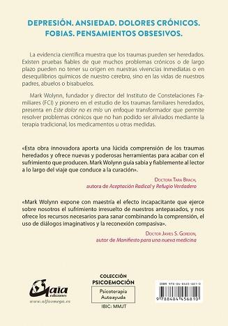 ESTE DOLOR NO ES MÍO | 9788484456810 | WOLYNN, MARK | Llibreria L'Illa - Llibreria Online de Mollet - Comprar llibres online