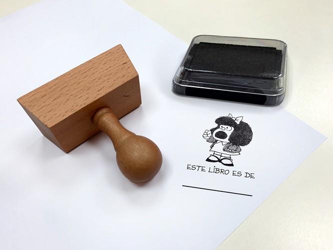 SELLO EXLIBRIS CON MANGO. MAFALDA: ¡ESTE LIBRO ES MÍO! | 9788893678049 | VARIOS AUTORES