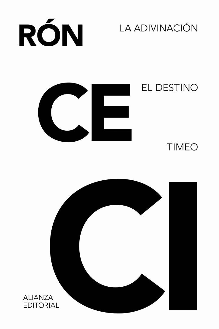 ADIVINACIÓN EL DESTINO TIMEO, LA | 9788411480963 | CICERÓN