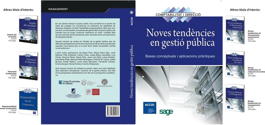 NOVES TENDENCIES EN GESTIO PUBLICA | 9788415505181 | A.A. V.V.