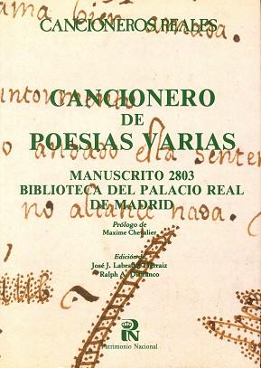 CANCIONERO DE POESIAS VARIAS | 9788471201317
