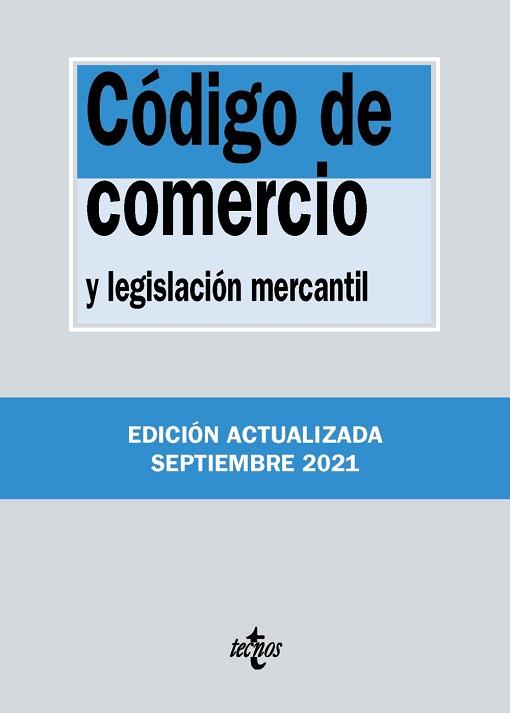 CÓDIGO DE COMERCIO | 9788430982721 | EDITORIAL TECNOS