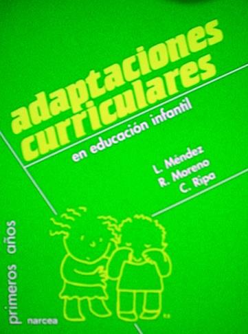 ADAPTACIONES CURRICULARES EN EDUCACION INFANTIL | 9788427712751 | Llibreria L'Illa - Llibreria Online de Mollet - Comprar llibres online