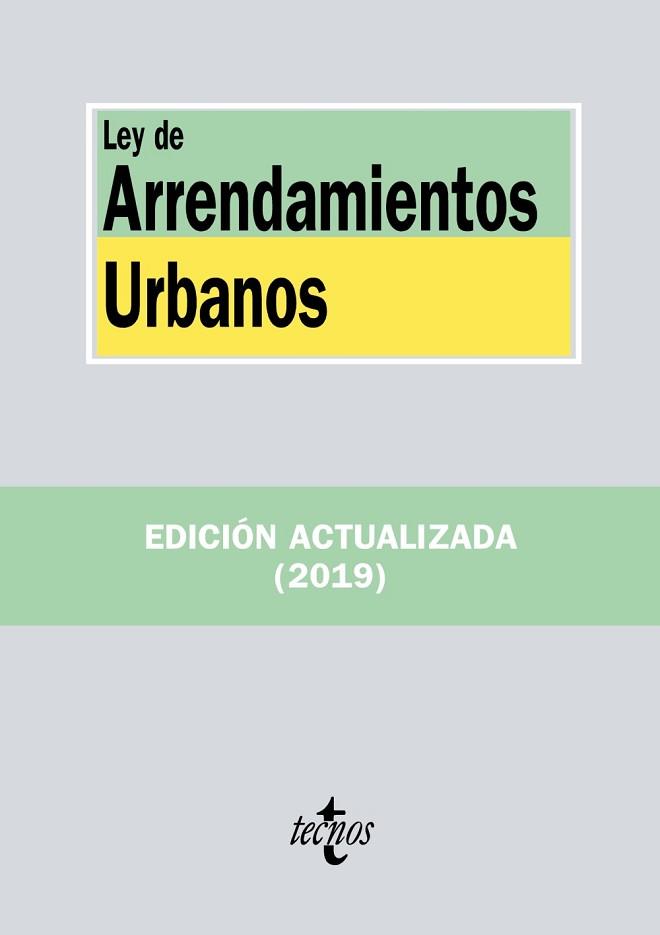 LEY DE ARRENDAMIENTOS URBANOS | 9788430976430 | EDITORIAL TECNOS | Llibreria L'Illa - Llibreria Online de Mollet - Comprar llibres online