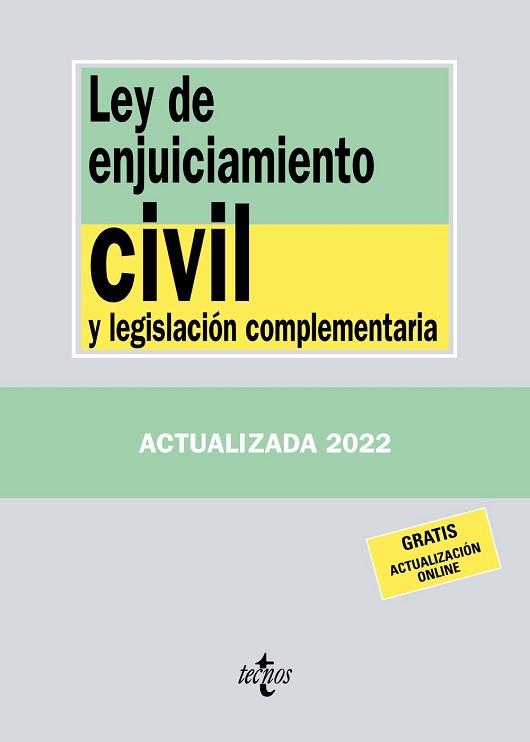 LEY DE ENJUICIAMIENTO CIVIL Y LEGISLACIÓN COMPLEMENTARIA | 9788430985586