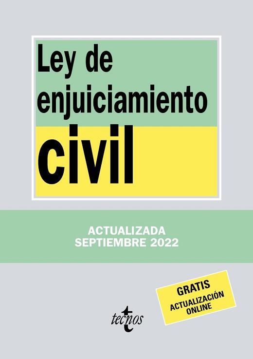 LEY DE ENJUICIAMIENTO CIVIL | 9788430985678 | EDITORIAL TECNOS