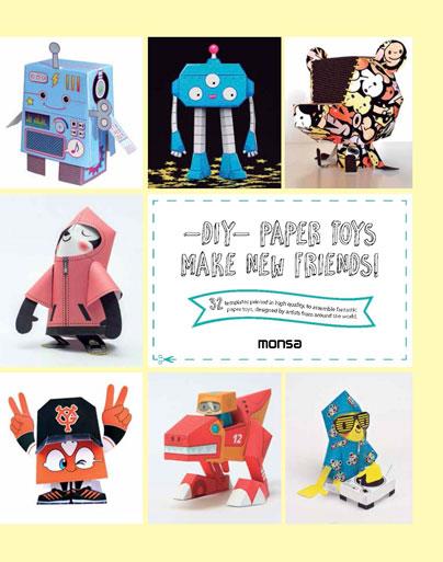 DIY PAPER TOYS. MAKE NEW FRIENDS! | 9788416500192 | INSTITUTO MONSA DE EDICIONES, S.A. | Llibreria L'Illa - Llibreria Online de Mollet - Comprar llibres online