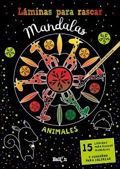 LÁMINAS PARA RASCAR MANDALAS - ANIMALES | 9789403213538 | BALLON | Llibreria L'Illa - Llibreria Online de Mollet - Comprar llibres online