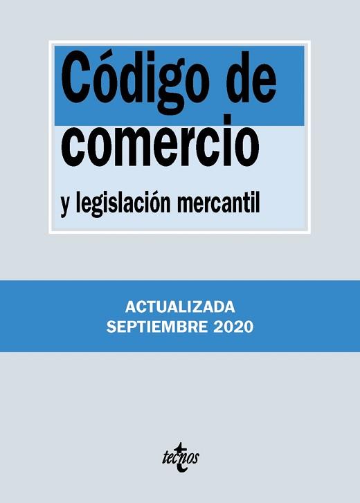 CÓDIGO DE COMERCIO | 9788430980055 | EDITORIAL TECNOS