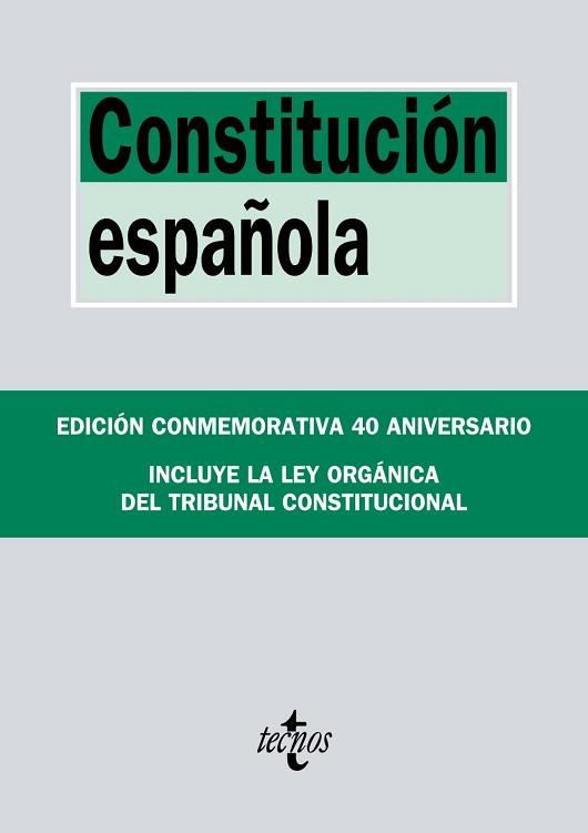 CONSTITUCIÓN ESPAÑOLA | 9788430974986 | EDITORIAL TECNOS | Llibreria L'Illa - Llibreria Online de Mollet - Comprar llibres online