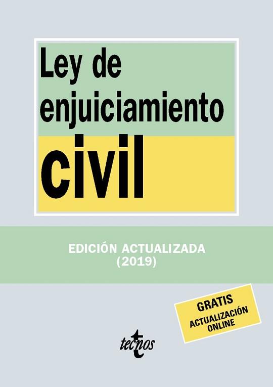 LEY DE ENJUICIAMIENTO CIVIL | 9788430977185 | EDITORIAL TECNOS | Llibreria L'Illa - Llibreria Online de Mollet - Comprar llibres online