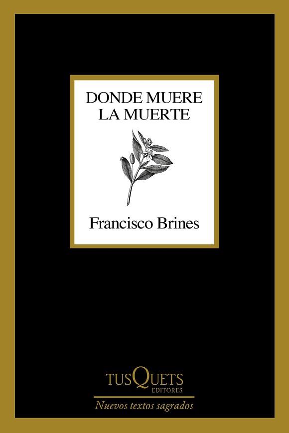 DONDE MUERE LA MUERTE | 9788411070188 | BRINES, FRANCISCO | Llibreria L'Illa - Llibreria Online de Mollet - Comprar llibres online