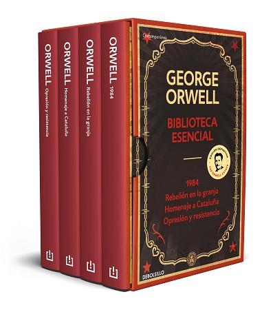 BIBLIOTECA ESENCIAL GEORGE ORWELL (1984 | REBELIÓN EN LA GRANJA | HOMENAJE A CAT | 9788466357777 | ORWELL, GEORGE