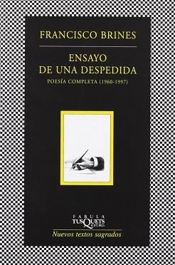 ENSAYO DE UNA DESPEDIDA | 9788483833537 | BRINES, FRANCISCO | Llibreria L'Illa - Llibreria Online de Mollet - Comprar llibres online