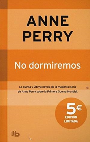 NO DORMIREMOS | 9788498727555 | PERRY, ANNE | Llibreria L'Illa - Llibreria Online de Mollet - Comprar llibres online