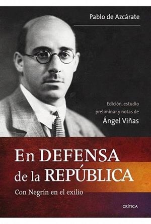 EN DEFENSA DE LA REPÚBLICA | 9788498921403 | VIÑAS MARTÍN, ÁNGEL | Llibreria L'Illa - Llibreria Online de Mollet - Comprar llibres online