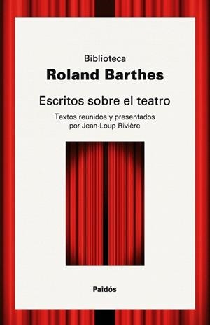 ESCRITOS SOBRE TEATRO | 9788449322891 | BARTHES, ROLAND | Llibreria L'Illa - Llibreria Online de Mollet - Comprar llibres online