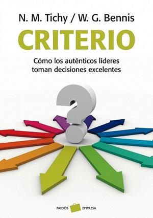 CRITERIO | 9788449323805 | NOEL M. TICHY | Llibreria L'Illa - Llibreria Online de Mollet - Comprar llibres online