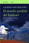 MUNDO PERDIDO KALAHARI, EL | 9788483075661 | VAN DER POST, LAURENS | Llibreria L'Illa - Llibreria Online de Mollet - Comprar llibres online