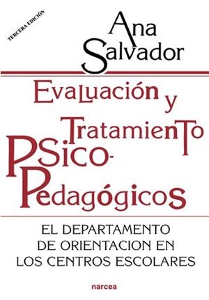 EVALUACION Y TRATAMIENTO PSICOPEDAGOGICOS | 9788427710375