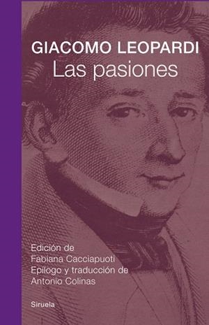 PASIONES, LAS | 9788498418057 | LEOPARDI, GIACOMO | Llibreria L'Illa - Llibreria Online de Mollet - Comprar llibres online