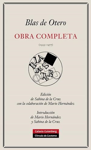 OBRA COMPLETA DE BLAS DE OTERO | 9788481099553 | OTERO, BLAS DE | Llibreria L'Illa - Llibreria Online de Mollet - Comprar llibres online