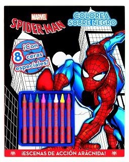 SPIDER-MAN. COLOREA SOBRE NEGRO | 9788415343523 | MARVEL | Llibreria L'Illa - Llibreria Online de Mollet - Comprar llibres online
