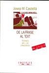 DE LA FRASE AL TEXT | 9788475963556 | Llibreria L'Illa - Llibreria Online de Mollet - Comprar llibres online