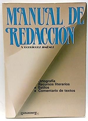 MANUAL DE REDACCION | 9788428315623 | RODRIGUEZ JIMENEZ,V.