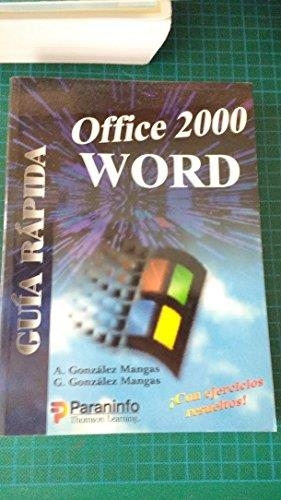 OFFICE 2000 WORD | 9788428326087 | GONZALEZ MANGAS, A.