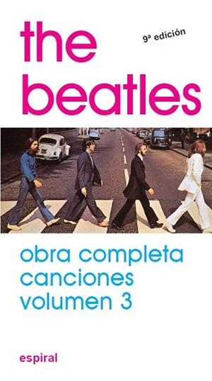 BEATLES.OBRA COMPLETA,CANCIONES VOL. 3 | 9788424506094