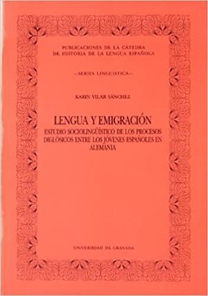 LENGUA Y EMIGRACION.ESTUDIO SOCIOLINGUISTICO DE LO | 9788433820112 | Llibreria L'Illa - Llibreria Online de Mollet - Comprar llibres online