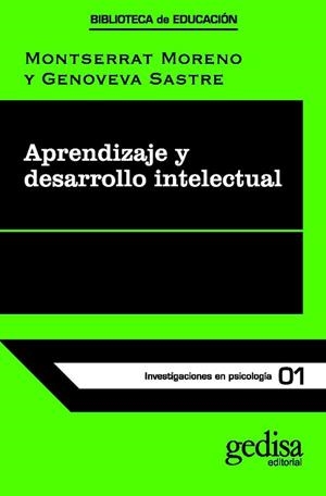 APRENDIZAJE Y DESARROLLO INTELECTUAL | 9788474320923 | MORENO, M. | Llibreria L'Illa - Llibreria Online de Mollet - Comprar llibres online