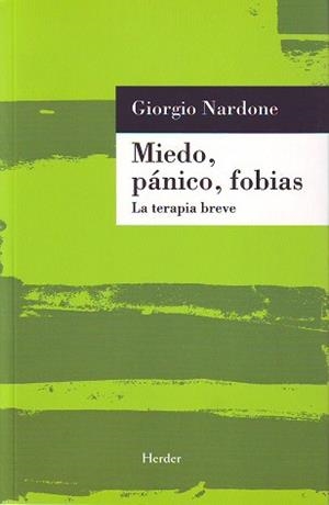 MIEDO, PANICO, FOBIAS | 9788425420078 | NARDONE, G.