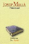 PENSAMENT | 9788484372806 | MELIA, JOSEP | Llibreria L'Illa - Llibreria Online de Mollet - Comprar llibres online