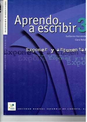 APRENDO A ESCRIBIR 3 | 9788471437709 | HERNANDEZ, GUILLERMO / RELLAN, CLARA | Llibreria L'Illa - Llibreria Online de Mollet - Comprar llibres online