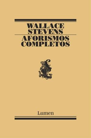 AFORISMOS COMPLETOS | 9788426428691 | STEVENS, WALLACE | Llibreria L'Illa - Llibreria Online de Mollet - Comprar llibres online
