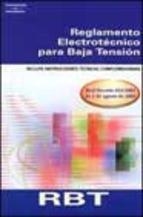 REGLAMENTO ELECTROTECNICO PARA BAJA TENSION | 9788428329255