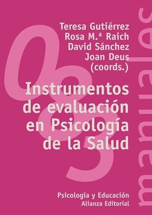 INSTRUMENTOS DE EVALUACION EN PSICOLOGIA DE LA SALUD | 9788420641690 | GUTIERREZ, TERESA | Llibreria L'Illa - Llibreria Online de Mollet - Comprar llibres online