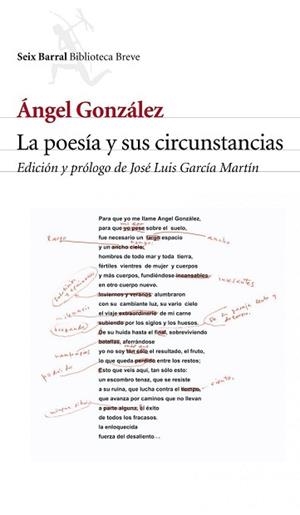 POESIA Y SUS CIRCUNSTANCIAS, LA | 9788432212109 | GONZALEZ, ANGEL | Llibreria L'Illa - Llibreria Online de Mollet - Comprar llibres online