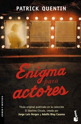 ENIGMA PARA ACTORES (NF) | 9788408067788 | QUENTIN, PATRICK | Llibreria L'Illa - Llibreria Online de Mollet - Comprar llibres online