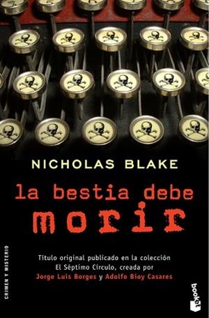BESTIA DEBE MORIR (NF) | 9788408067825 | BLAKE, NICHOLAS | Llibreria L'Illa - Llibreria Online de Mollet - Comprar llibres online