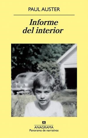INFORME DEL INTERIOR | 9788433978783 | AUSTER, PAUL | Llibreria L'Illa - Llibreria Online de Mollet - Comprar llibres online