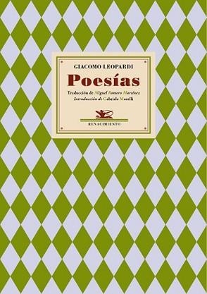 POESÍAS | 9788484728238 | LEOPARDI, GIACOMO | Llibreria L'Illa - Llibreria Online de Mollet - Comprar llibres online